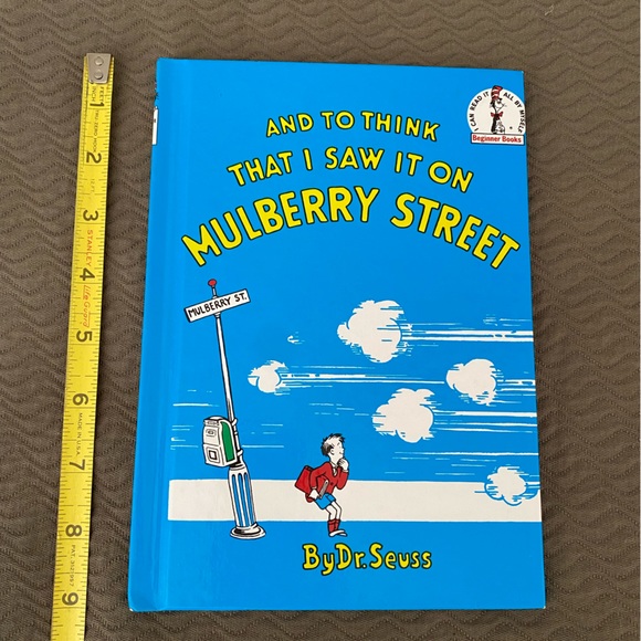 Dr. Seuss rare vintage “And to Think That I Saw it on Mulberry Street” book EUC - Picture 3 of 8